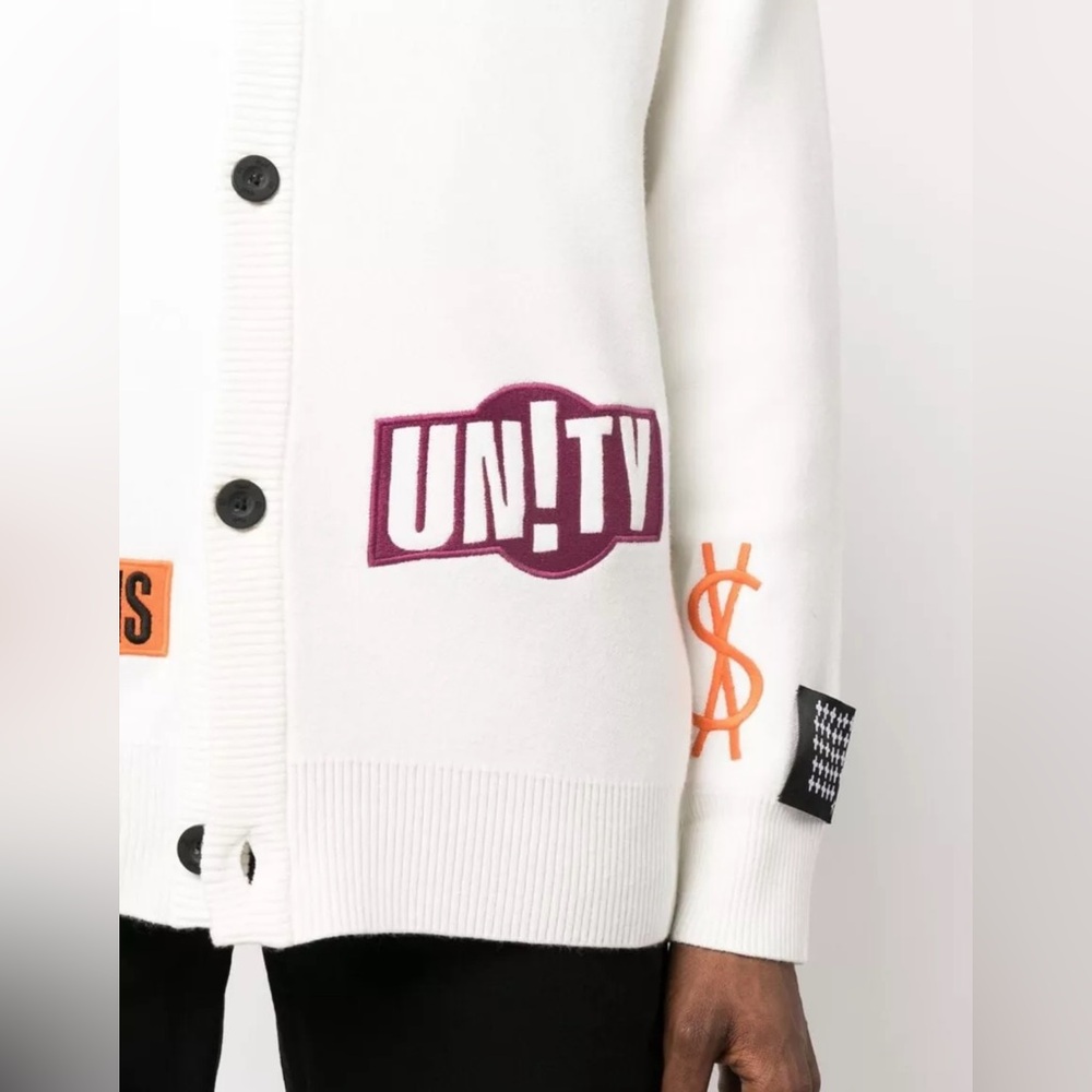 Ksubi Collective Cardigan White 2XL NWT $345 - Picture 2 of 6